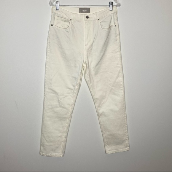 Everlane White The Cheeky Crop Jean